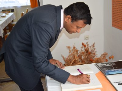 NÁVŠTĚVA INDICKÉHO VELVYSLANCE Shri Hemanta H. Kotalwara - 30.7.2021