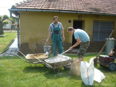 Oprava sokolovny a přísálí